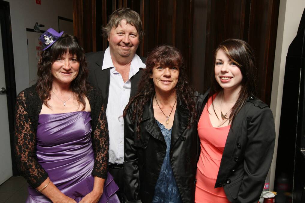 Kay and Bill Stafford, Narelle Sharp, and Danlee Hollard.
