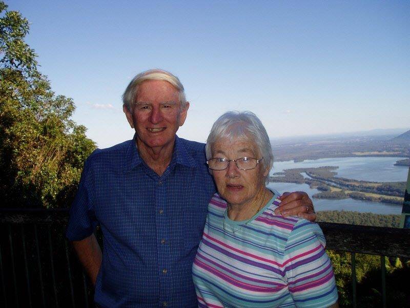 OAM recipient Paul Kennedy and his wife Barbara.