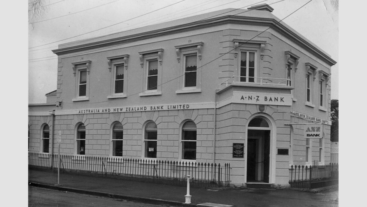 Port Fairy's ANZ bank. SOURCE: Warrnambool & District Historical Society.