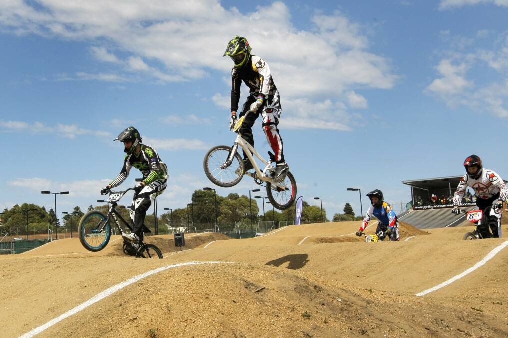 Riders were pleased with the new BMX track at Jetty Flat. 