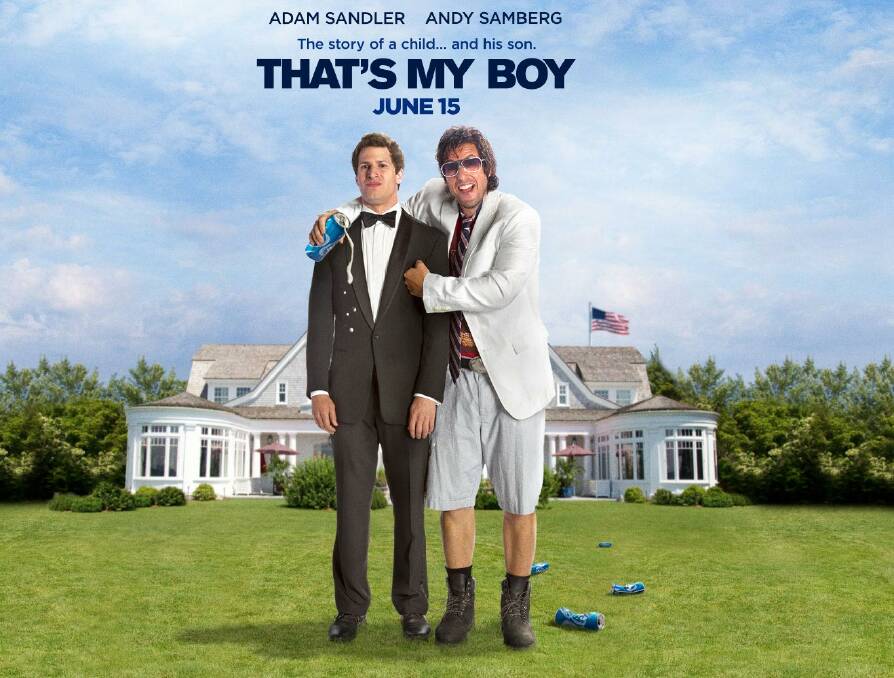 Adam Sandler (aged 46) plays the father of Andy Samberg (aged 34). Look past this and That's My Boy is still a terrible film.