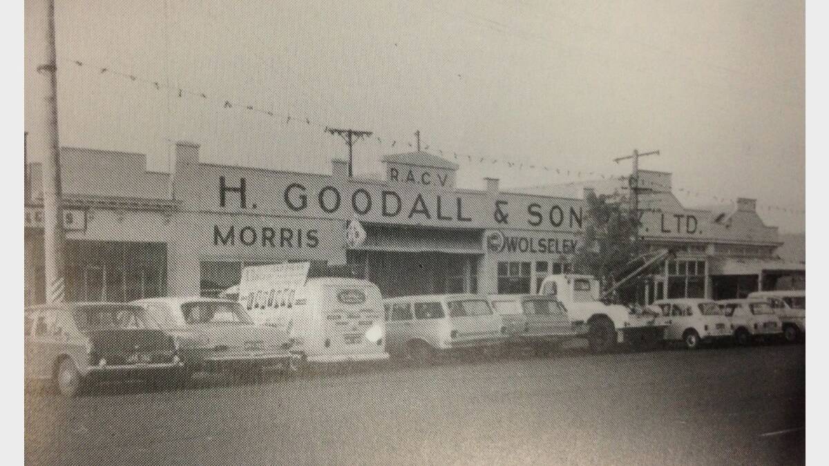 H. Goodall and Sons on Dunlop Street, Mortlake in the 1960s. SOURCE: Mortlake Historical Society.
