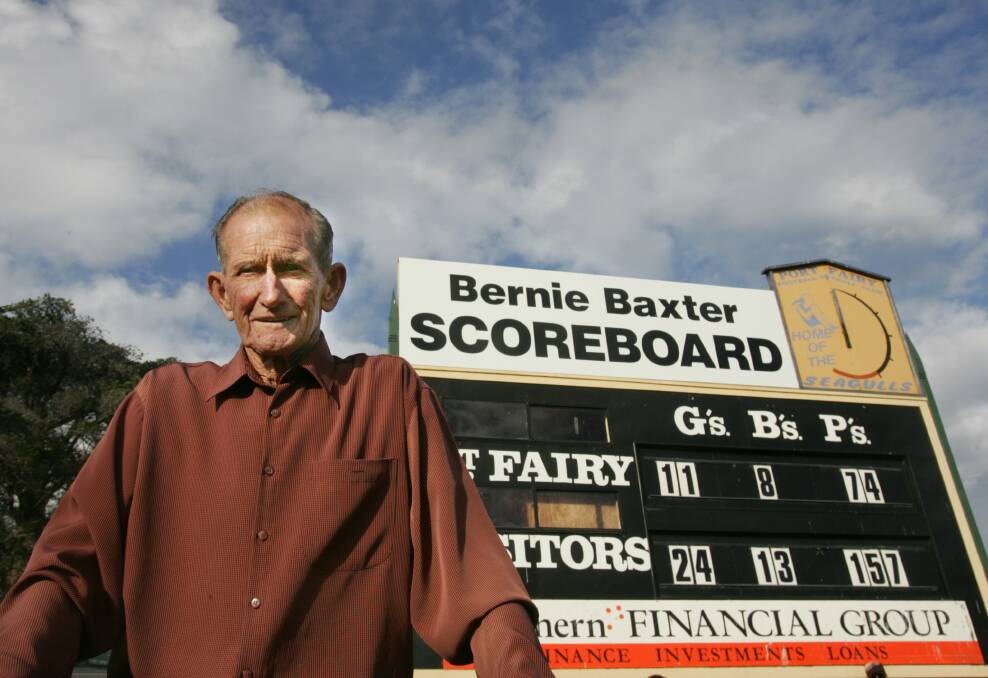 Port Fairy champion Bernie Baxter has died aged 83.