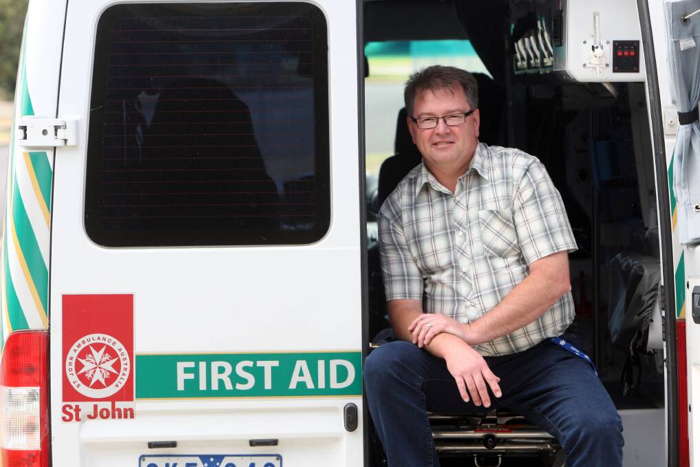 St John Ambulance divisional manager Tony Oxford from Portland is receiving an OAM. Picture:LEANNE PICKETT