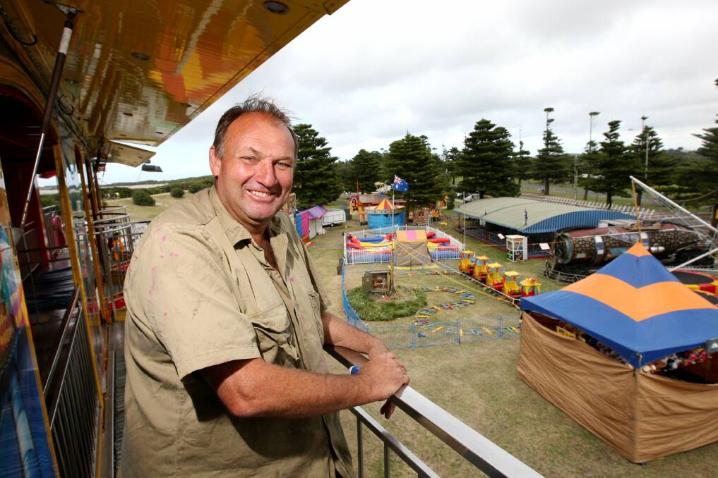 Owner-operator Emile Verfurth, from Geelong, has been bringing his carnival rides to Warrnambool for almost 30 years.
