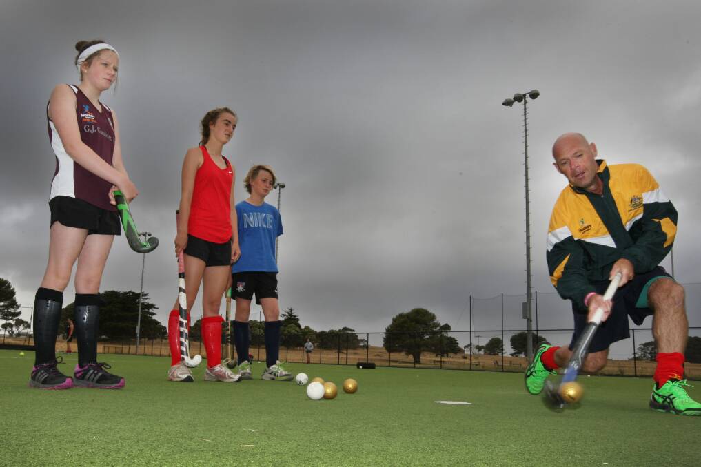 Warrnambool Hockey Association training session with Phil Frost. 