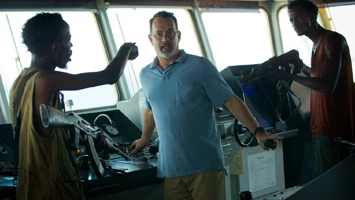 Tom Hanks plays the titular Richard Phillips, who is helming the Alabama on a routine voyage from Oman to Kenya when it is boarded by four Somalian youths.