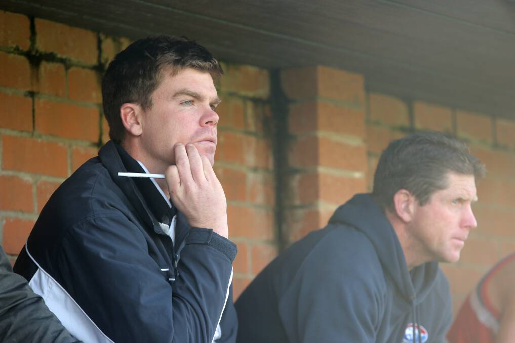 Jake Myles (left) will work as an assistant coach at North Warrnambool this year.