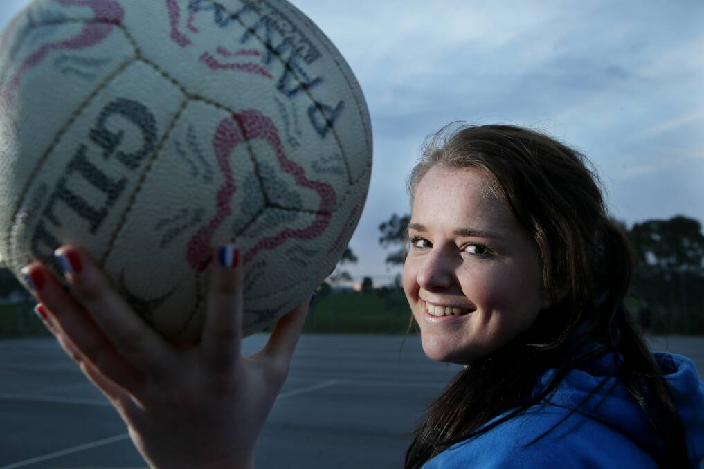Netballer Amelia Bant, 17, will play with Panmure in the WDFNL grand final this weekend.   Picture:LEANNE PICKETT