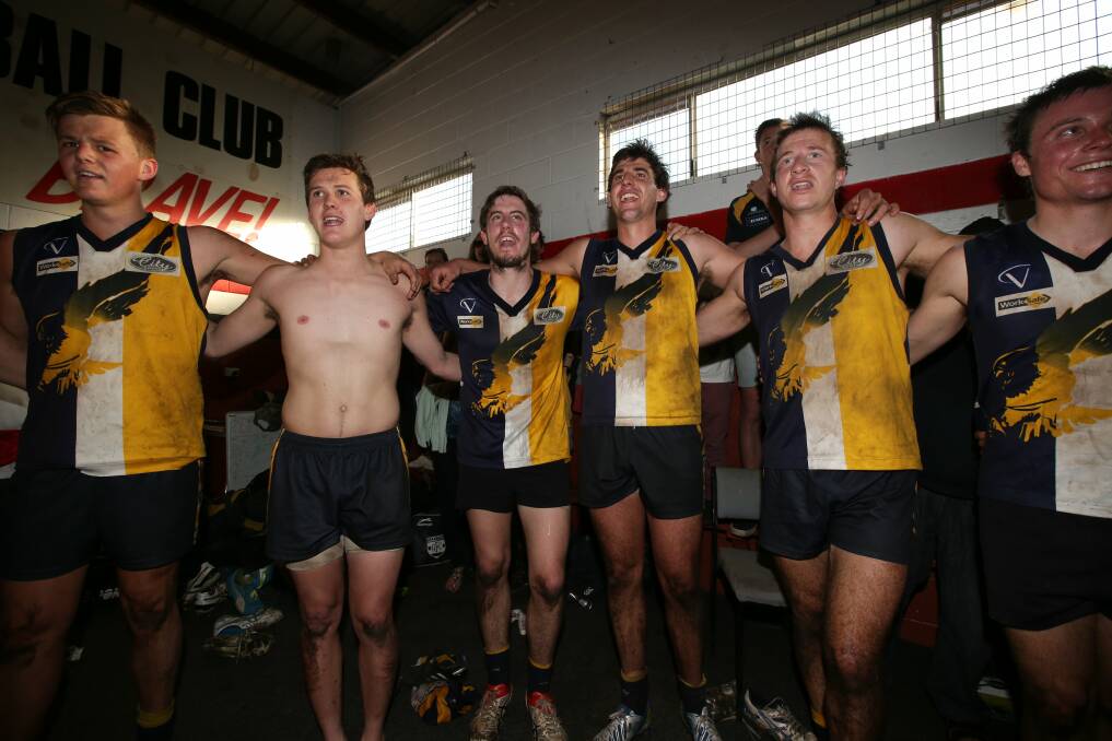 North Warrnambool defeated Camperdown in an elimination final last weekend. Picture: AARON SAWALL