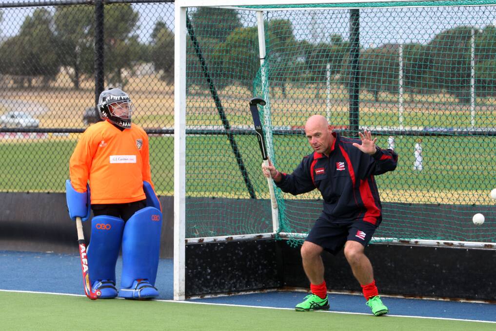 Warrnambool Hockey Association training session with Phil Frost. 