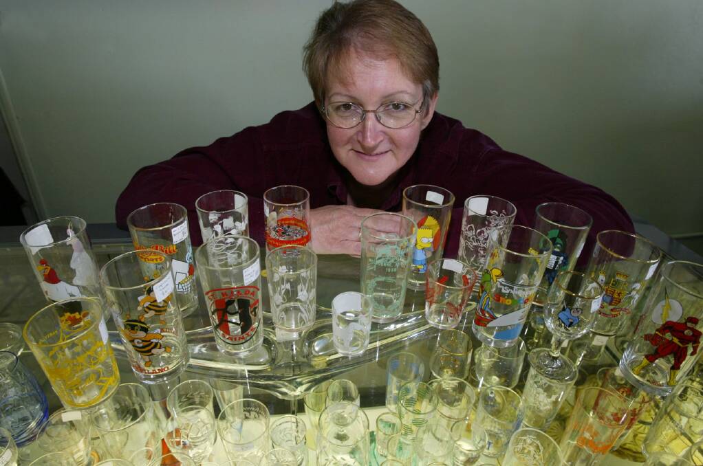 Jean King from Port Fairy collects ceramics glasses.